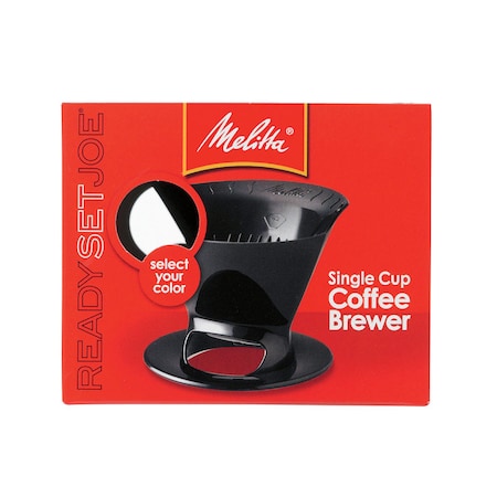 Melitta Melitta Ready Set Joe 1 cups Black Pour-Over Coffee Brewer 64007